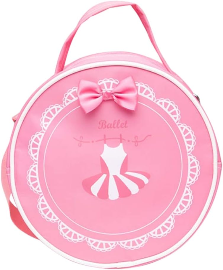 Girl's Dance Bag Shoulder Cross body Bag (Tutu Round Bag)