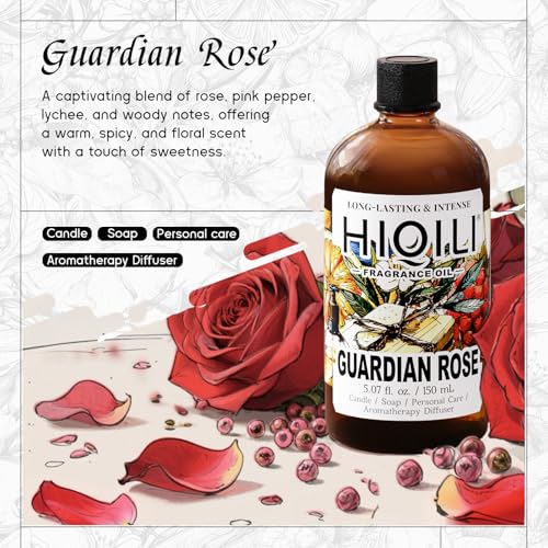 HIQILI Aceite Esencial de Incienso 30ML y Aceite de Fragancia Rosa 150ML miniatura 4
