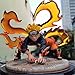 ZDYHBFE Naruto Anime Modo de Hadas Naruto Nueve Colas PVC Material Muñeca Estatua Muñeca Muñeca Esculpería Decoración de Juguete Modelo Altura 20 cm