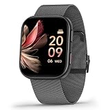 FITVII Health & Fitness Tracker 2024 (Answer/Make Calls), Smart Watch with 24/7 Heart Rate and Blood Pressure, Sleep Tracking, Blood Oxygen Monitor, 120+ Sport Mode Waterproof Activity Tracker