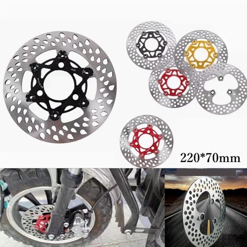 Disque de frein moto flottant 220mm ventilation accrue pour Aerox - 2