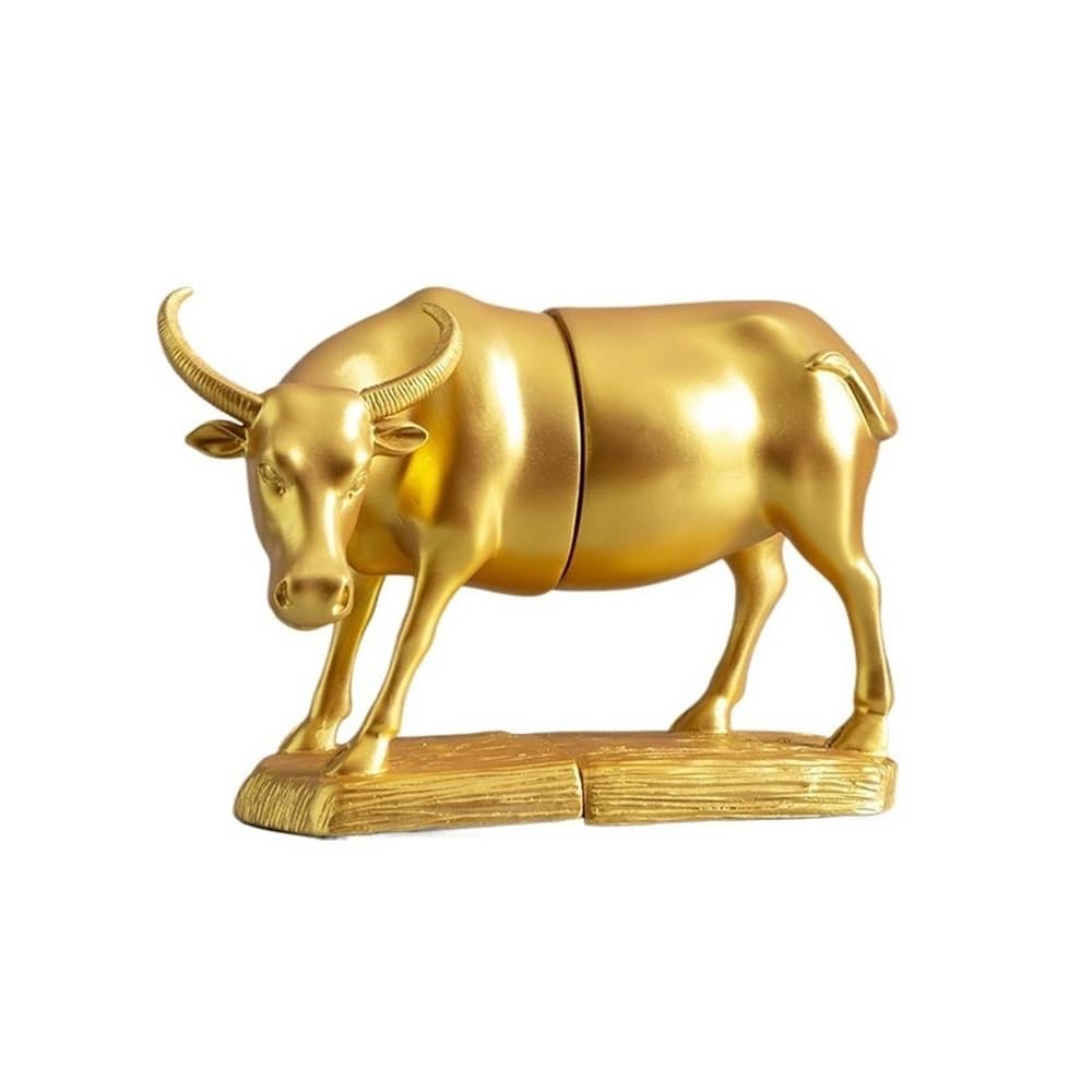 Shelves Home Decorative Resin Bookshelf, Bookend Supports, Desktop Animal Bookends Book Support(Gold)