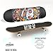 Jaspo Street King Skateboard for Adults & Kids - 7-Layer Canadian Maple Wood Deck, 31