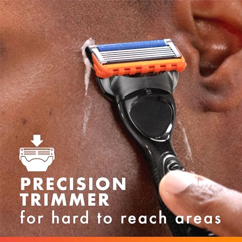 Image of Gillette Fusion5 Power 5-Blade Razor Refills for Men, with Precision Trimmer, 6 Count