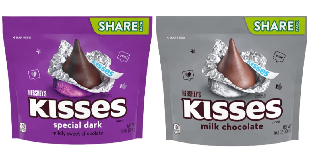 Hersheys Kisses Milk Chocolate 306g & Hersheys Kisses Special Dark Chocolate 283g Combo (B013OOTWFC) Amazon Price History, Amazon Price Tracker