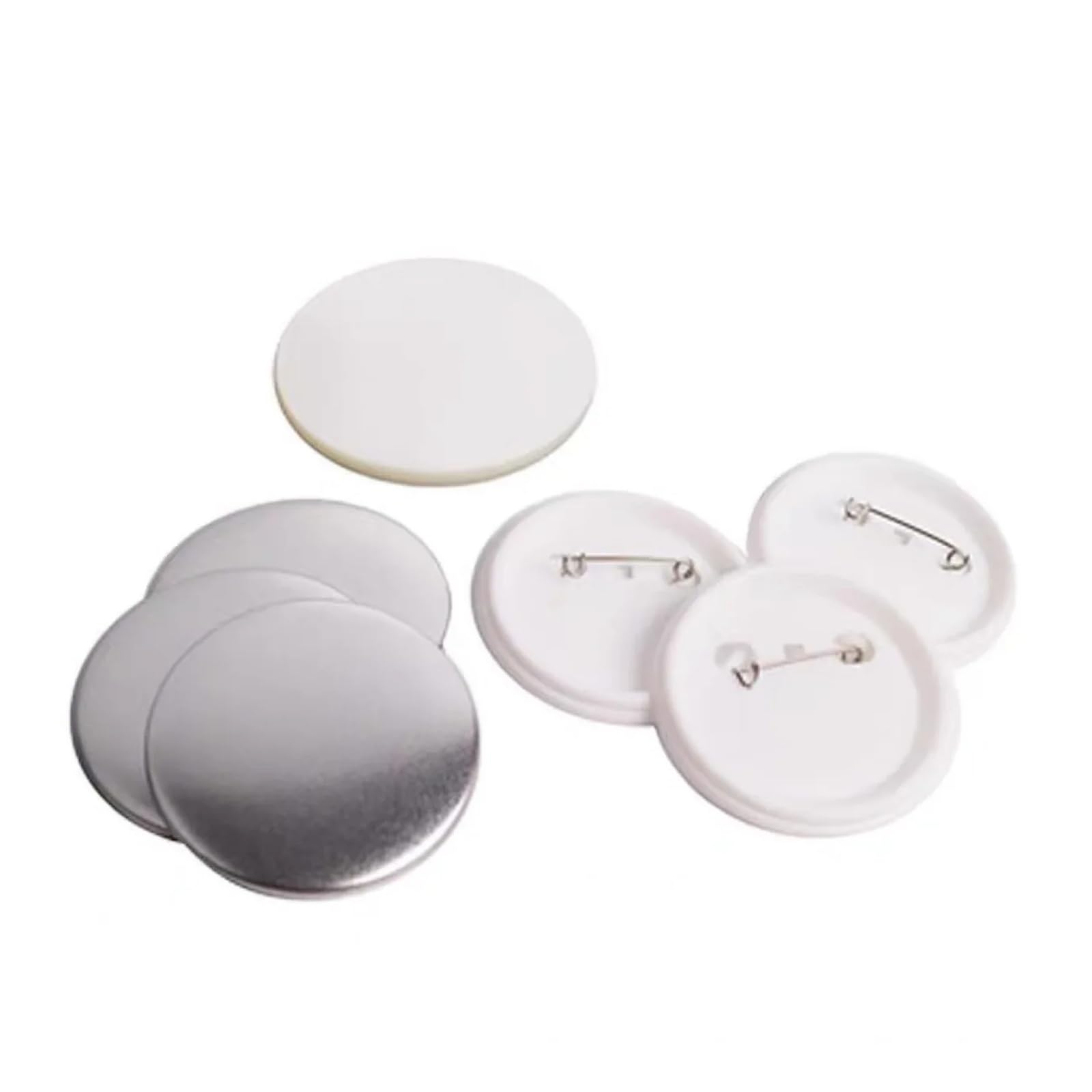 58mm DIY Przypinki do guzików Puste Przypinki Materiałowe Do Spersonalizowanego Rzemiosła 100 SZT Produkcja DIY