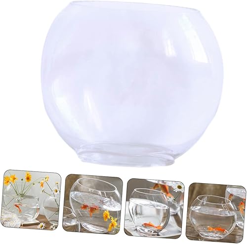 Miniatura 7 de Tanque de peces plano Jardinera hidropónica de vidrio acuario de vidrio Cuenco hidropónico Jarrón de vidrio Jarrón de planta de agua Jarrón de