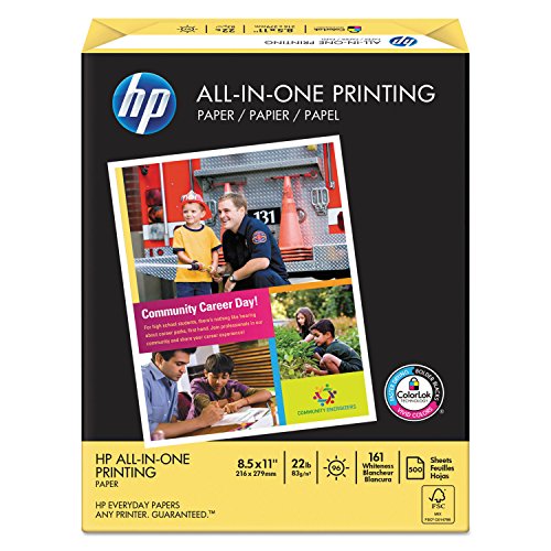 Hp Papers All-In-One22 Paper, 96 Bright, 22 Lb Bond Weight, 8.5 X 11, White, 500/Ream #TOP2