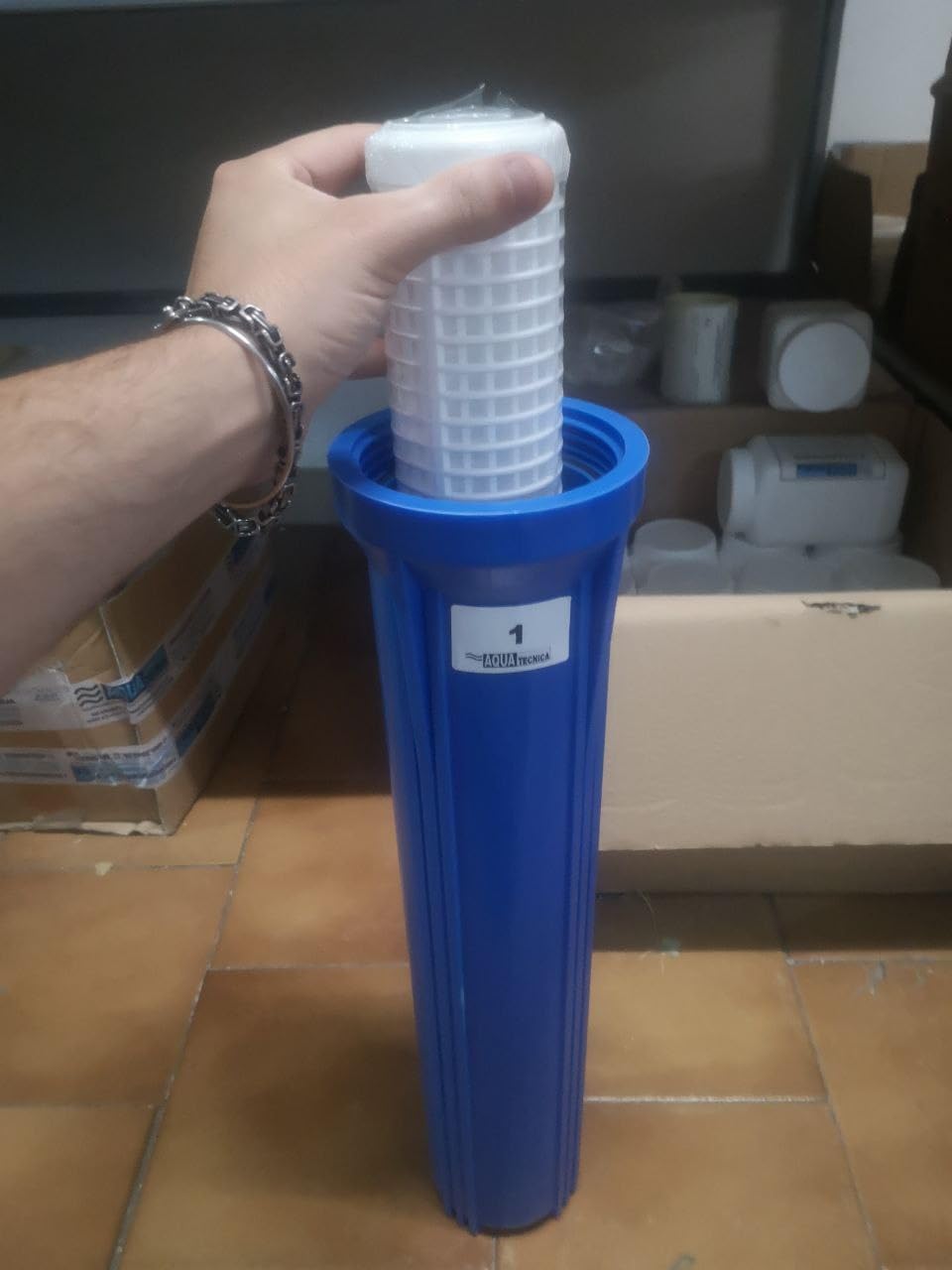 Sterilizzatore ACQUA UV-C 3 STADI per ACQUA DI POZZO - Completo e certificato CE - 1.200 Litri/ora - Elimina batteri