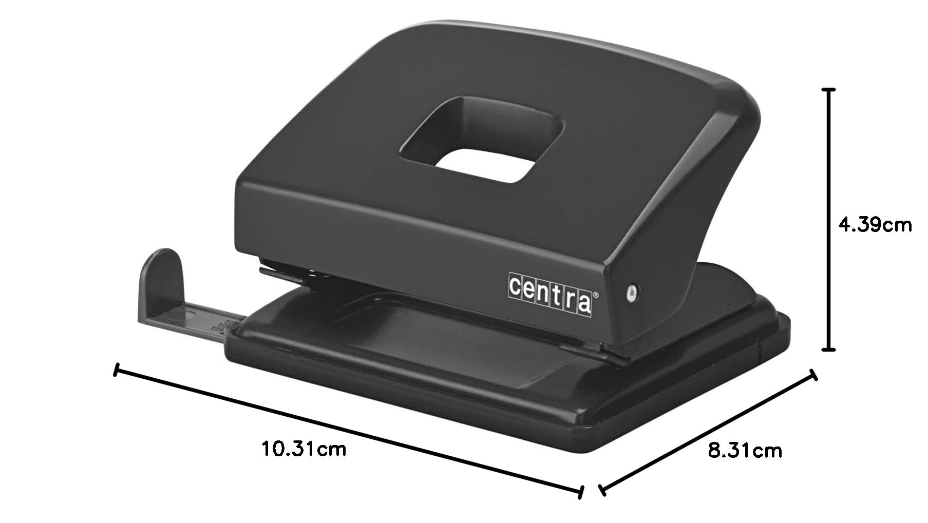ESSELTE - D25 Perforatore - 2 Fori - 25 Fogli - Nero ESSELTE - D25 Perforatore - 2 Fori - 25 Fogli - Nero