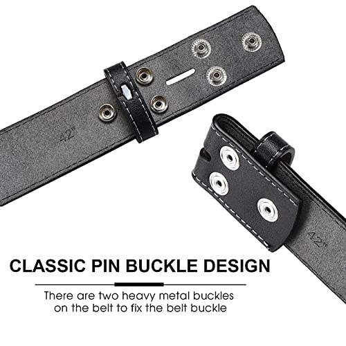 Men Leather Belt Unique Design Replacement Belt Strap Without Buckle Close Skin Feeling for Elegant Men as Gift3