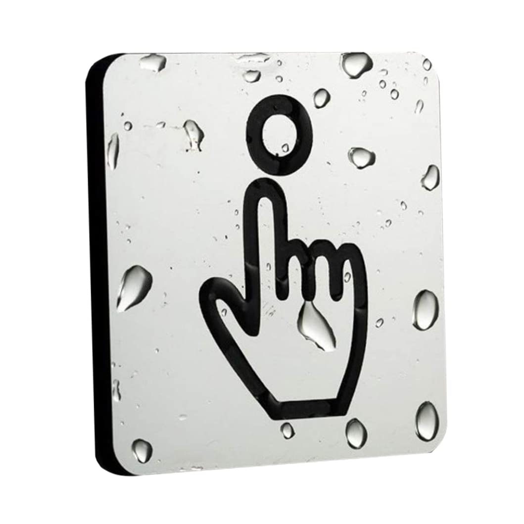 wall Plaque Please Ring Bell Sign Self Adhesive Acrylic Door Sign House Garden Wall Plaque Doorbell Notice with Door