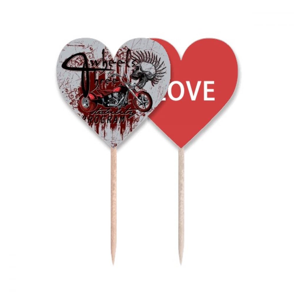 Cupcake pick graffiti et squelette haut de gamme pour décoration de buffet d'art contemporain