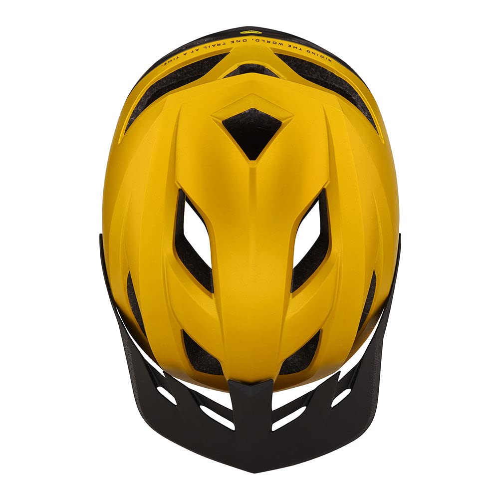 Casco MTB Troy Lee Designs FLOWLINE SE – Giallo, Taglia XL/2XL, Con MIPS E Ventilazione 14 Fori