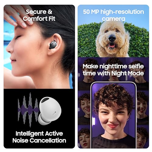 Image of SAMSUNG Galaxy S23+ Cell Phone (Cream) + $149.99 Buds 2 Pro (Graphite) 256GB Unlocked Android Smartphone w / 50MP Camera, Long Battery Life, True Wireless Bluetooth Earbuds w /ANC, US Version