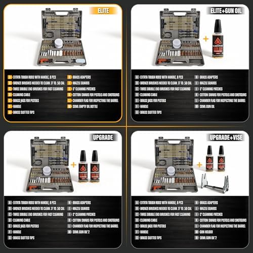 GLORYFIRE Elite Universal Gun Cleaning Kit with Reinforced Rods Alternate view