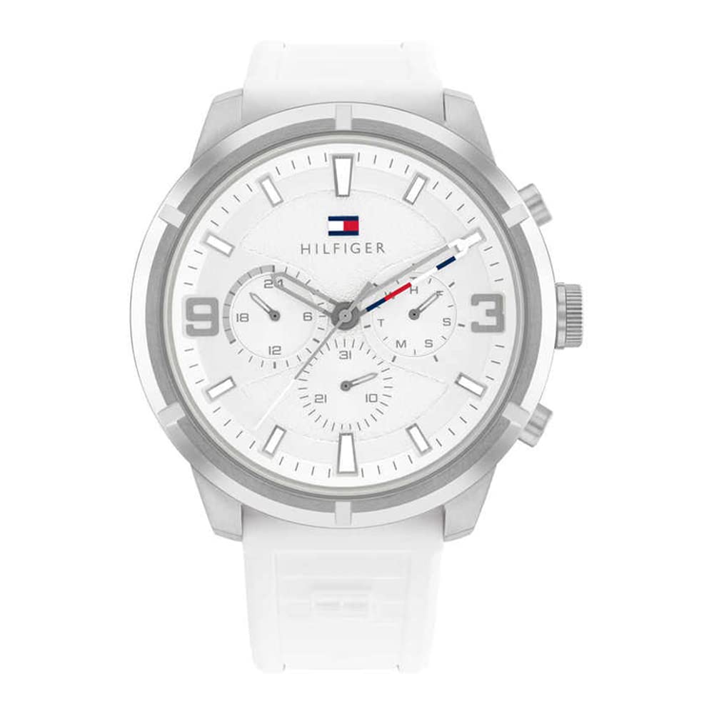 Tommy Hilfiger Silver Dial Quartz Analog with Date Watch for Men-TH1792072 (B0BTZ73DFD) Amazon Price History, Amazon Price Tracker