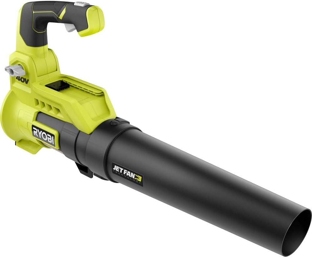 RYOBI ONE+ 18V Cordless Leaf Blower – 90 MPH, 250 CFM, Tool Only, P21011BTLVNM (Open Box)