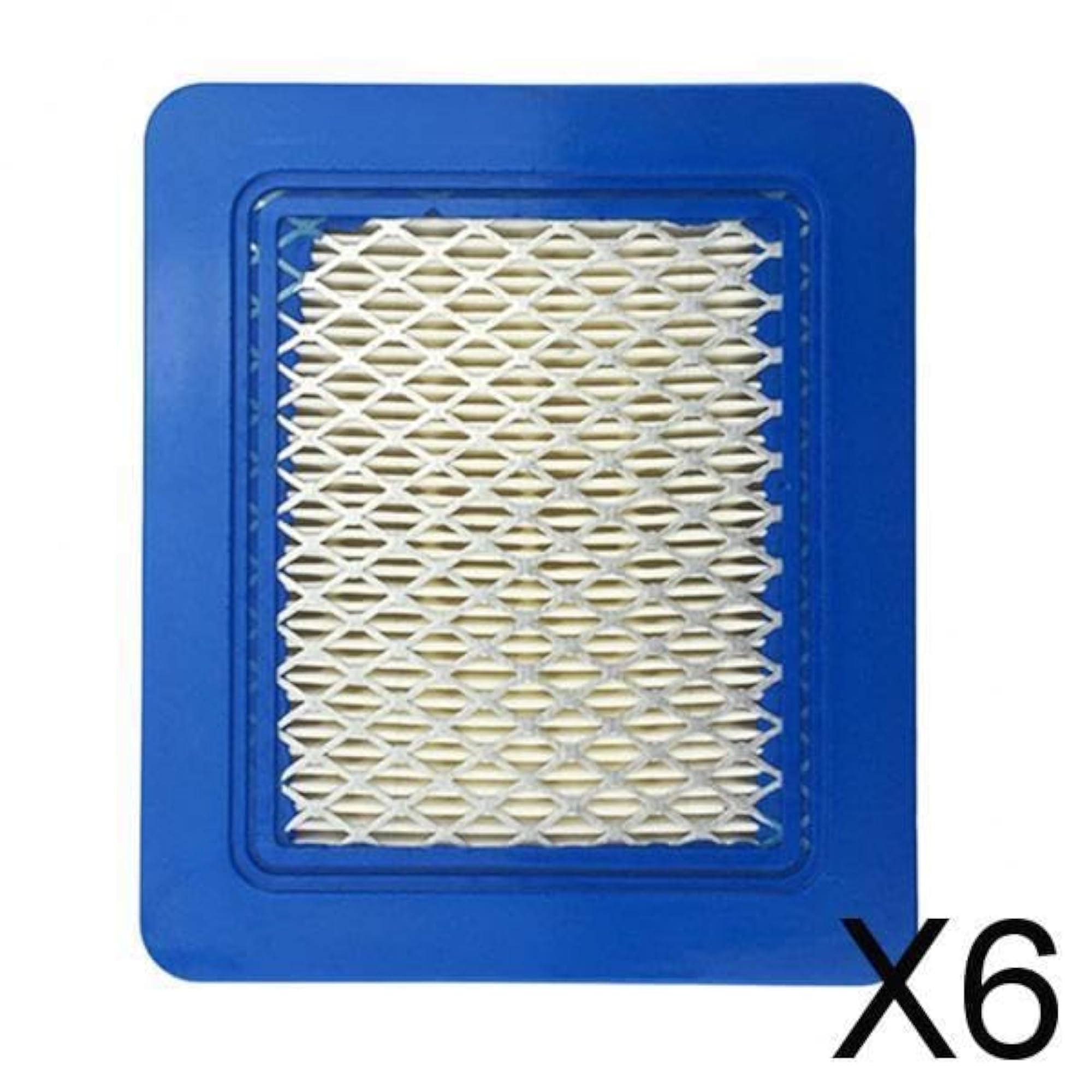6x Air Filter 491588 Replacement Part for Briggs Stratton Lawn Mower