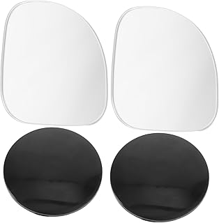 ibasenice 2 Peças Espelho Lateral Ajustável Espelho Lateral Ponto Cego Adesivo Espelho De Ponto Cego Acessórios Para Carro Espelho De Ponto Cego Espelho De Ponto Cego Para Suv Pequeno