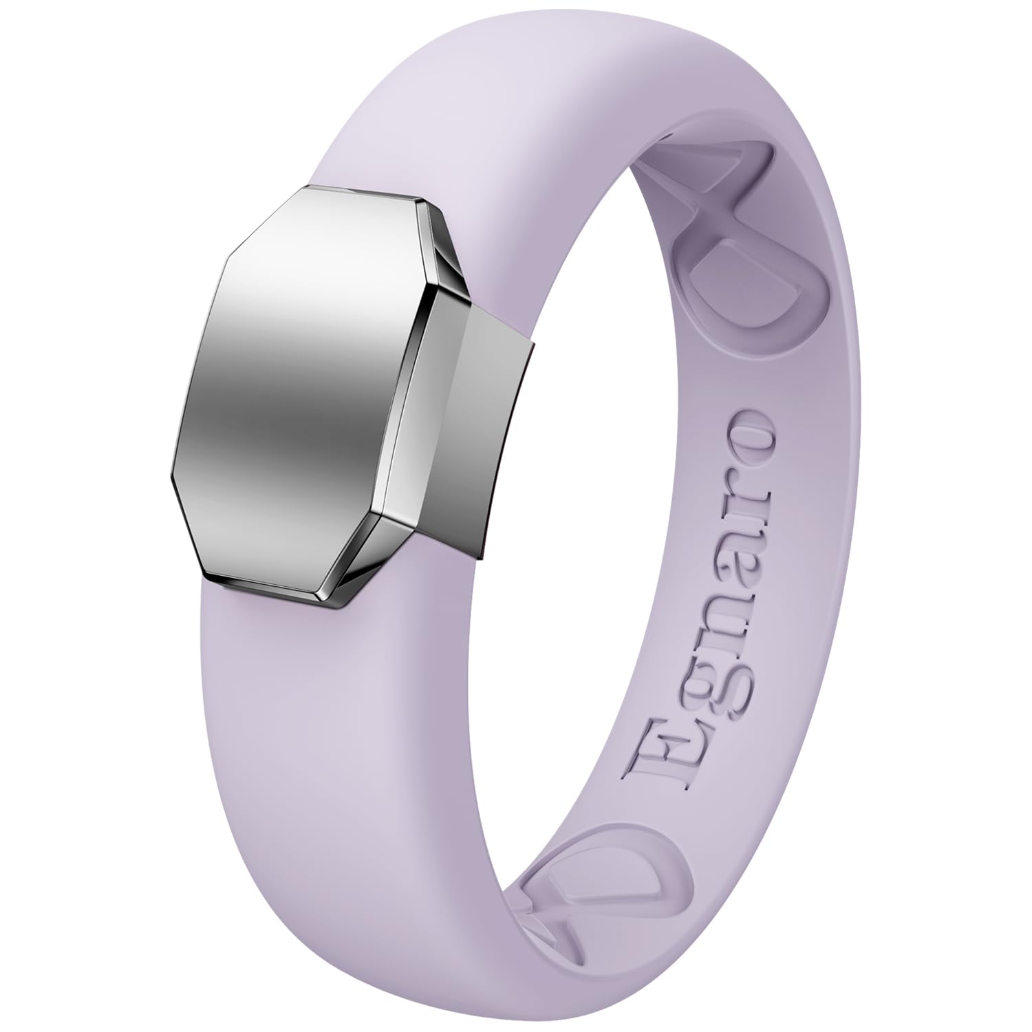 Egnaro Silicone Wedding Bands Women, Inner Arc Ergonomic Breathable Design
