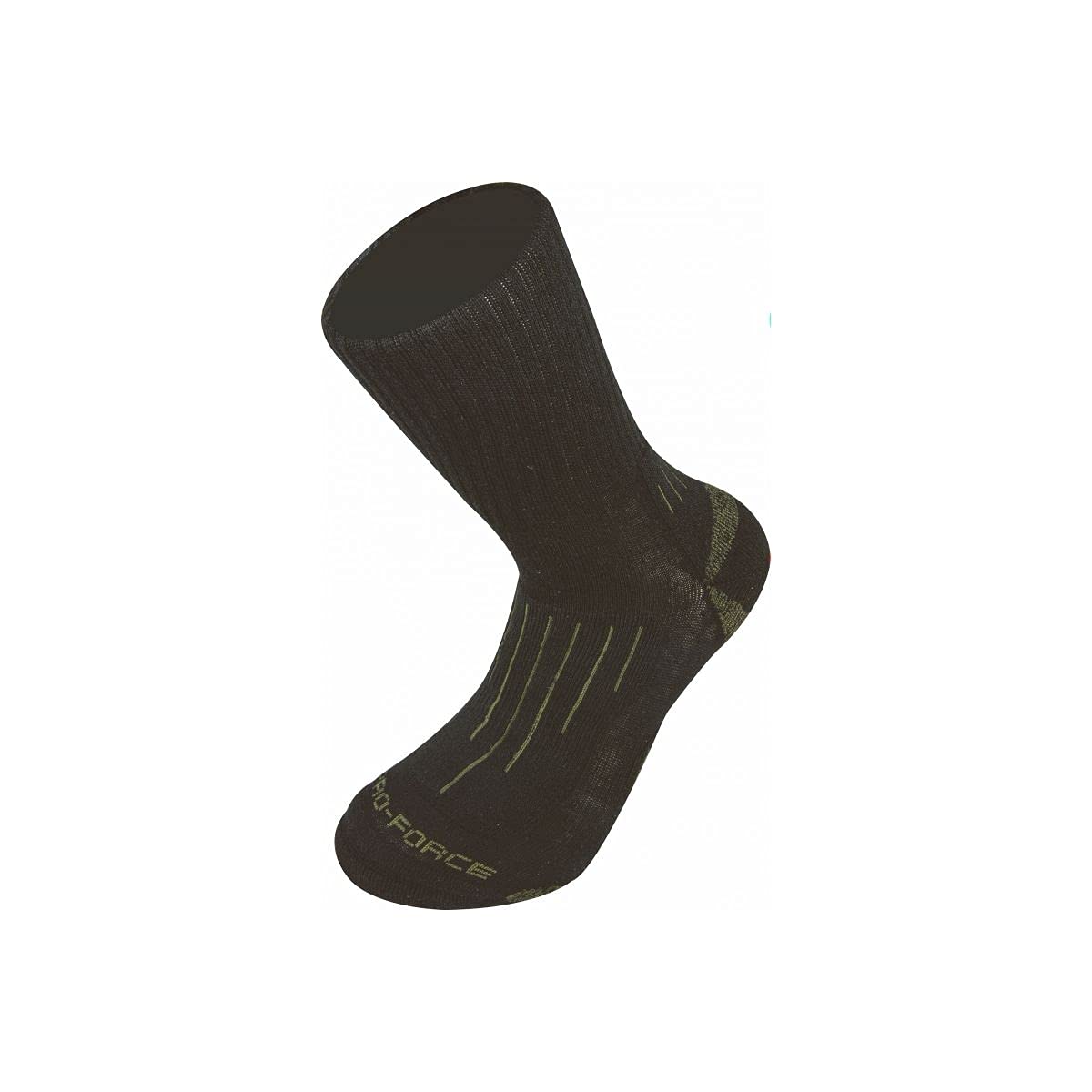 Highlander Men's Black Crusader Forces Coolmax Cotton Military / Hiking Socks