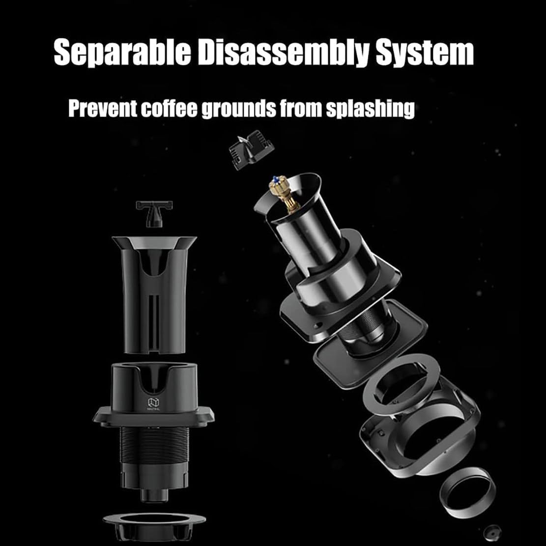 Máquina De Limpieza De Portafiltros Eléctrica, Cepillo De Limpieza De Portafiltros De Café 58mm, Limpiador De Portafiltros Automático 300 RPM con 3 Cepillos, Adecuado para El Filtro De Café
