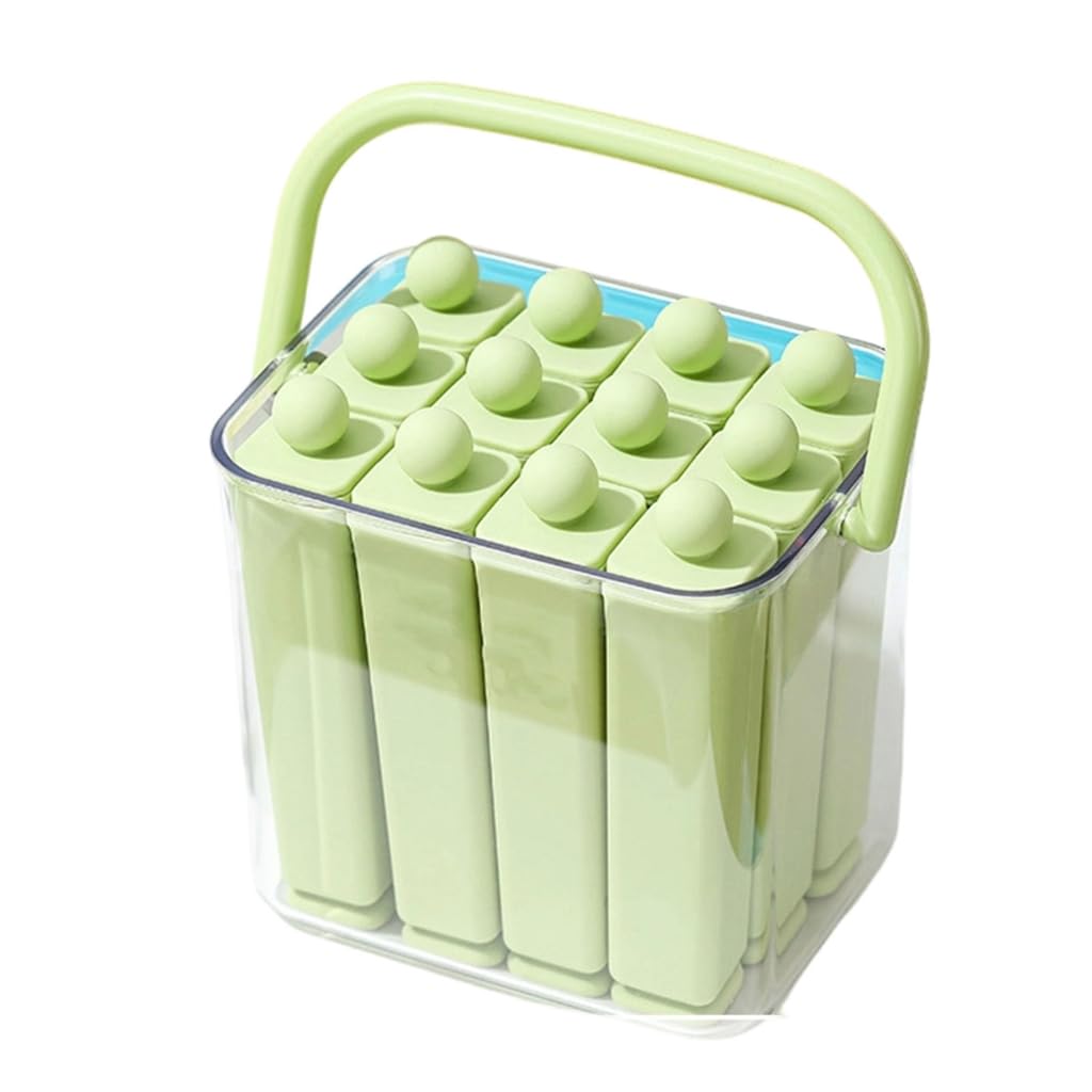 Elnwnnkc Silicone Set with Easy Releases Design Ice Stick Maker for Homemades Popsicles and Cocktails