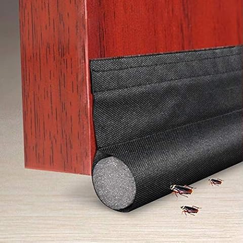 Draught Excluder for Doors, 94.5 cm Effective Door Seal, Draught Excluder, Against Insects, Weatherproof, Cold Protection, Soundproof, Washable Door Floor Seal, Quick and Easy to Attach Cover