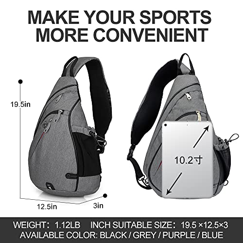 INOXTO Sling Bag, Multipurpose Crossbody Shoulder Bag for Men and Women4