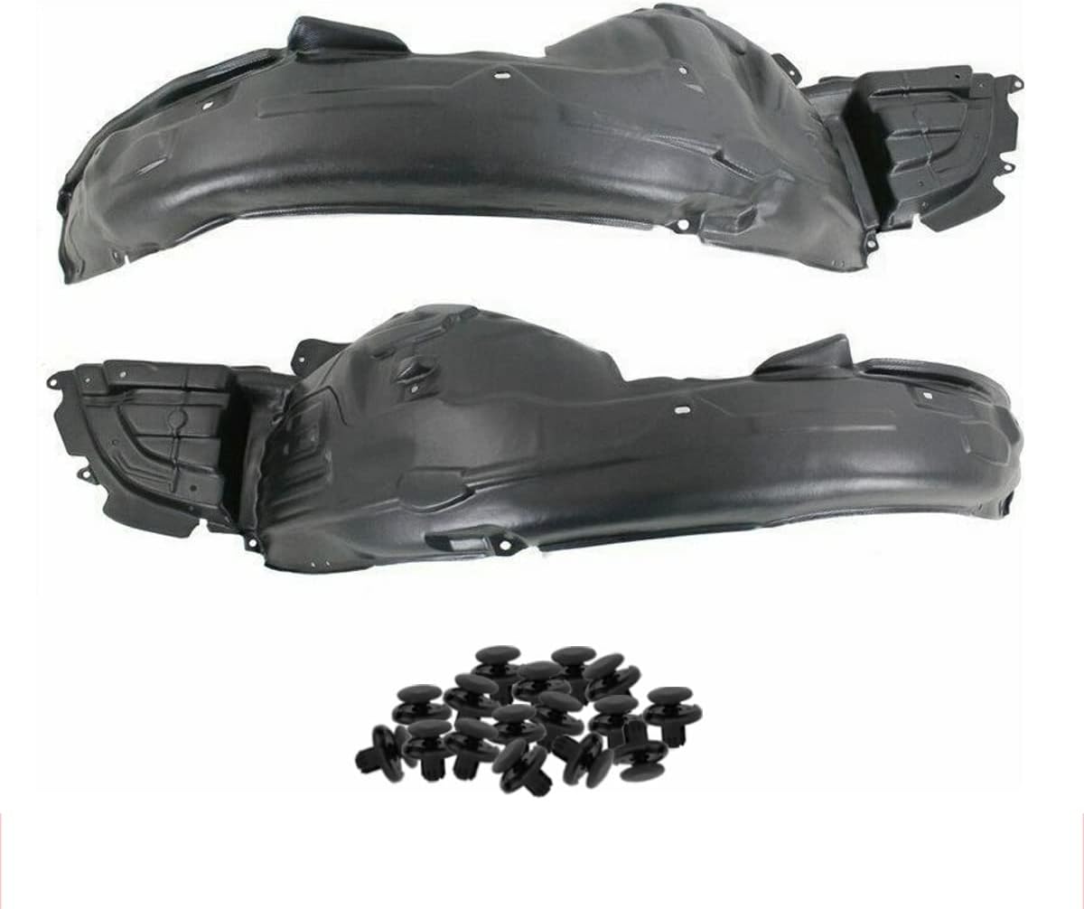 Parts N Go Fender Liner Set w/Clips For 2010-2014 Subaru Legacy Front Driver & Passenger Side Left Right SU1248121 SU1249121 59120AJ01A 59120AJ00A