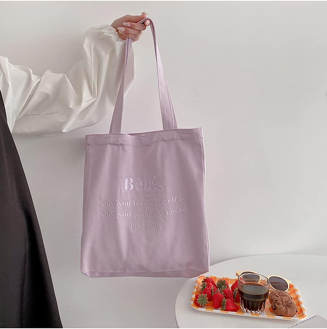 [Jeremy] トートバッグ キャンバス ショルダーバッグ 綿 買い物バッグ ボタン付き ファスナー付き カジュアル シンプル 大容量 軽い 通学 可愛い 肩掛け