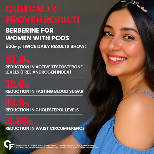 Image of Carbamide Forte Berberine 95% with Milk Thistle & Cinnamon | Berberine 500mg Liver Detox Supplement | 60 Veg Capsule (Pack of 2)