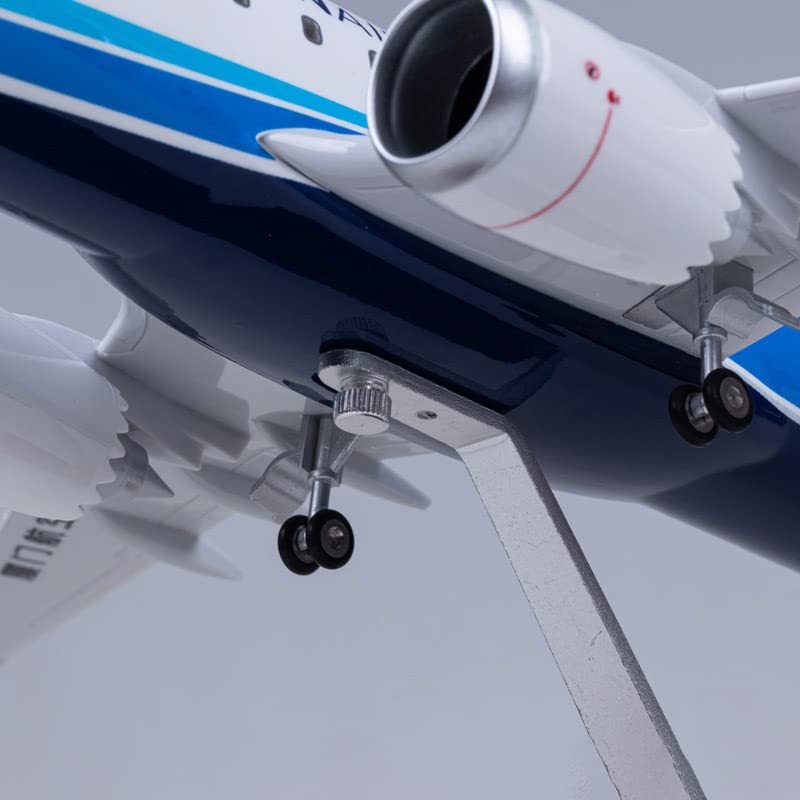 47cm pasuje do XIAMEN Airlines B737MAX 737 Model samolotu światła i koła podwozie samoloty kolekcje Hobby zestaw gier (B)