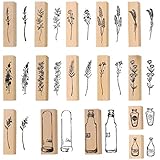 【Hochwertiges Material】Holz und Gummi, kann auf mehreren Oberflächen verwendet werden, einschließlich Papier, Stoff, Kunststoff, Glas und Holz.