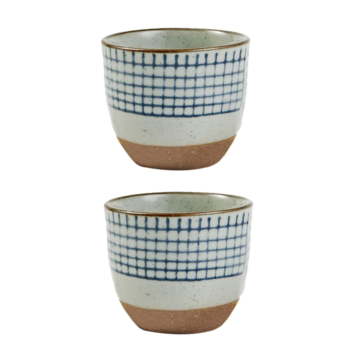 KICHOUSE Traditional Japanese Sake Cups 2 Hand Painted Ceramics for Warm Sake Te
