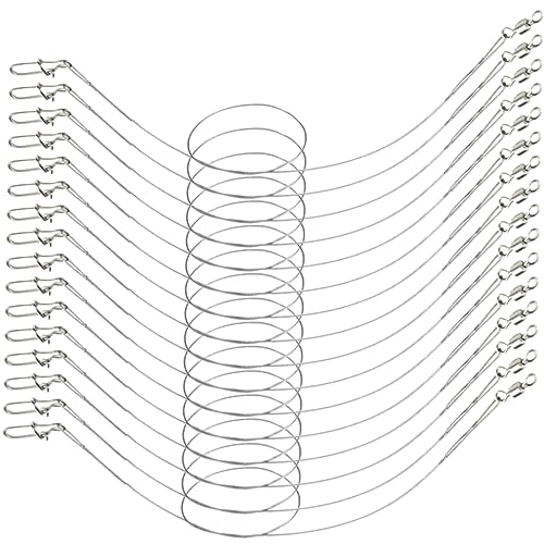Happyyami 24pcs Fishing Wire Leaders Wear Pins miniatura 1
