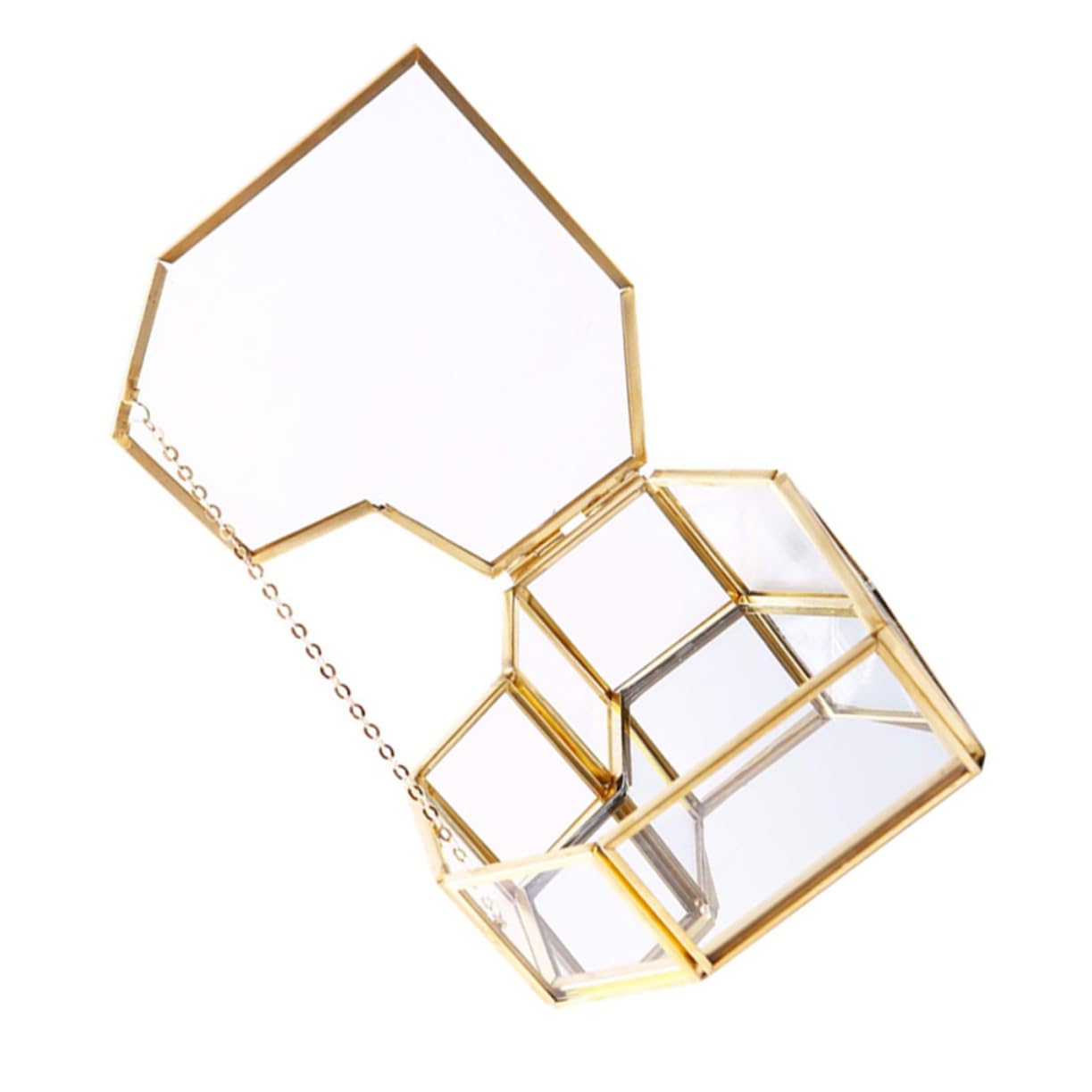 Boîte à bijoux verre pour organiser et offrir un magnifique coffret à bagues et bracelets