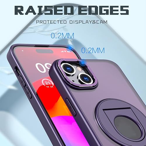 Coque antichoc iPhone 5 violette translucide compatible chargeur magnétique