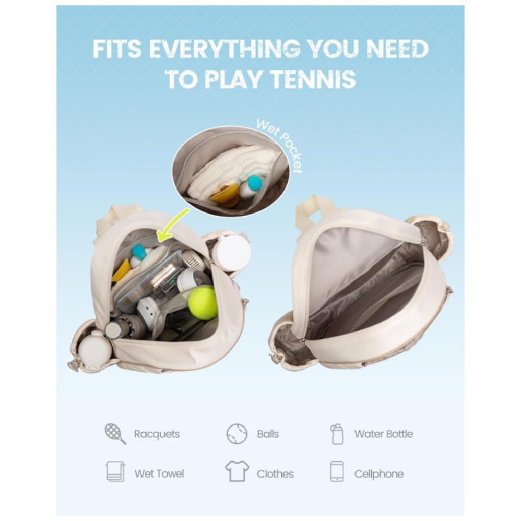 Elegante Tennisschlägertasche für modebewusste Spieler, ABS,