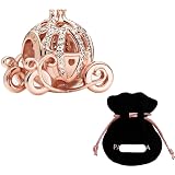 JABEDE - Charms aus Sterling-Silber S925, inspiriert von Kinderfilmen und Märchen, kompatibel mit Pandora-Armbändern | handbemalte Emaille | Inklusive eleganter Satintasche, Estandar, Emaille, Nicht