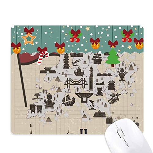 Tapis de souris Hong Kong en caoutchouc de qualité supérieure