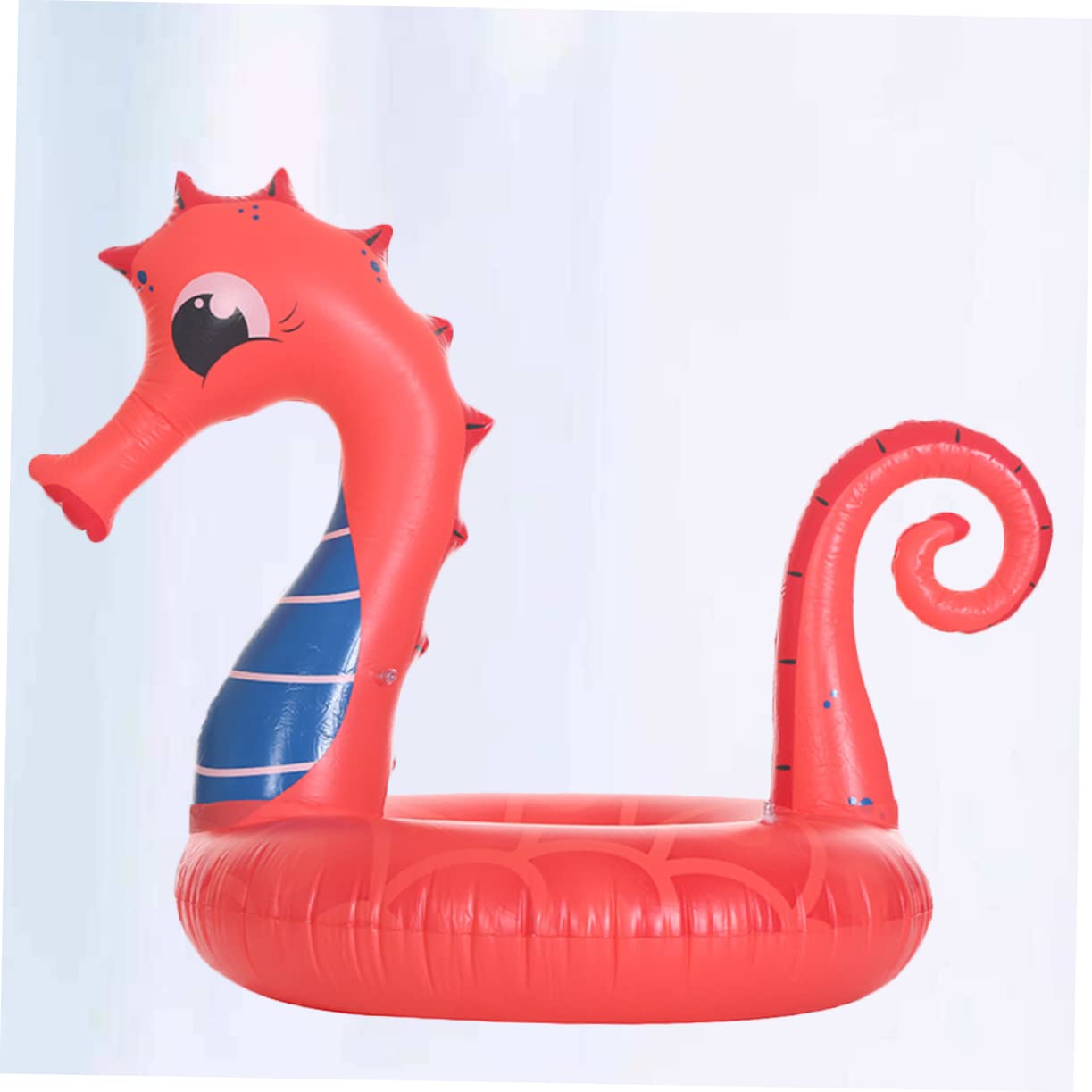 TOYANDONA Aufblasbarer Schwimmring in Seepferdchenform aus PVC für Erwachsene Leichter Schwimmring mit Sitz für Pool und Sommerfest Geeignet