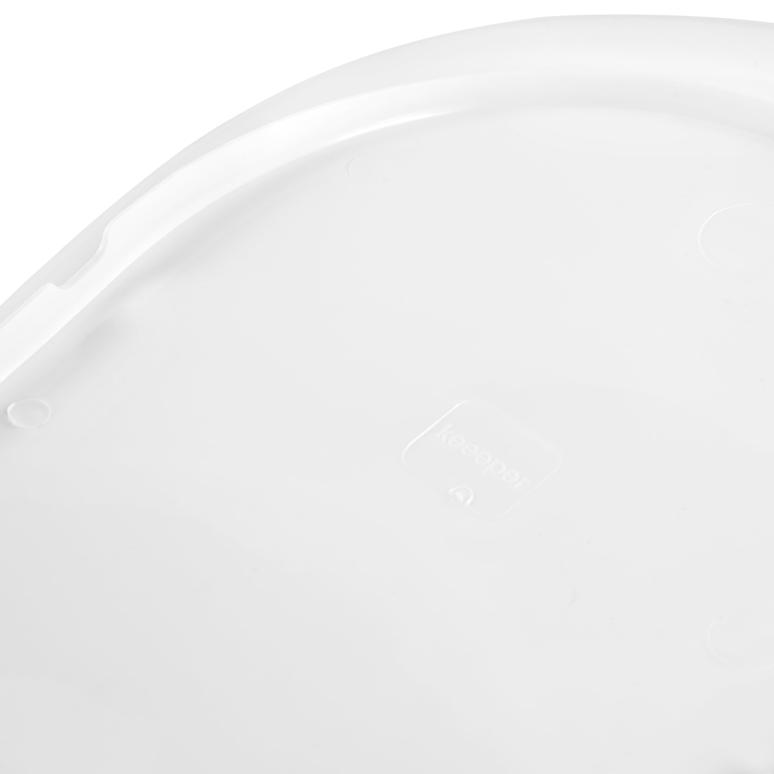 keeeper wiktoria Ergonomische Babywanne Pure, Ab 0 bis ca. 12 Monate, 100 cm, Weiß