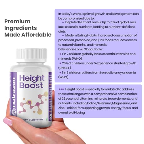Image of Height Boost - 60 Tablets | Height Growth for Kids, Teens