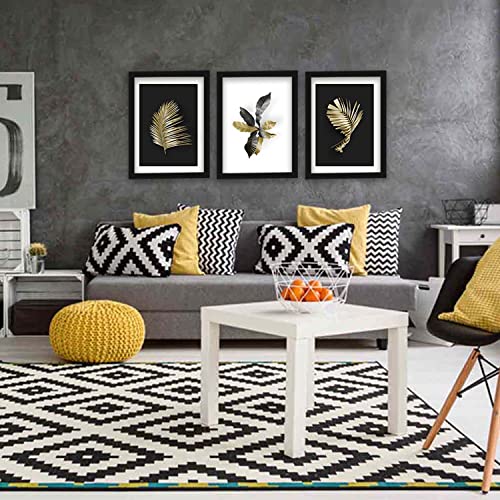 Image of kotart Aesthetic Modern Wall Decor Paintings with Frame for Home Decoration - Paintings for Living Room - Wall Paintings /Hangings (Art 1, 10x13 inch)