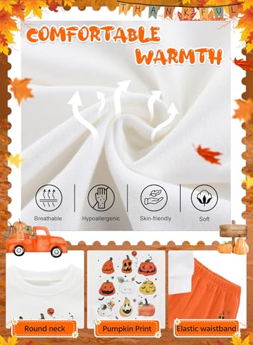 Cute Toddler Girls Sweatsuit - Casual Heart Print Child Clothes, Long Sweatshirt and Sweatpants Fall Winter Outfit3