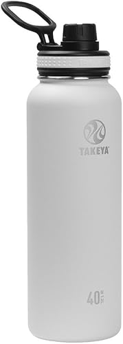 Takeya Originals - Botella de agua de acero inoxidable con aislamiento al vacío