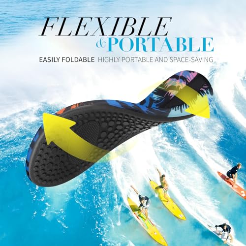 Image of Homitem Water Shoes for Women Men Aqua Socks Swim Beach Pool River Slip-On Barefoot Quick-Dry Vacation Cruise Essentials Accessories for Yoga Kayak Sports