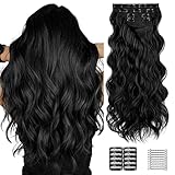 ★ Cómodo y saludable: a diferencia de las extensiones de cabello tradicionales, estas extensiones de cabello con clip no tienen cinta adhesiva, ni pegamento, no dañan el cuero cabelludo ni el cabello, y pueden combinarse perfectamente con su cabello natural.